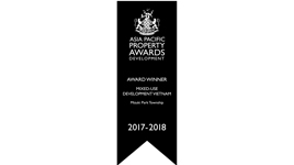 Asia Pacific Property Awards- Khu phức hợp tốt nhất – Khu đô thị Mizuki Park 2017-2018