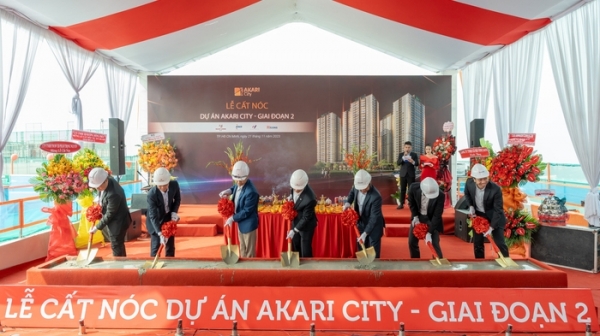 Akari City phase 2’s topping out remains on schedule