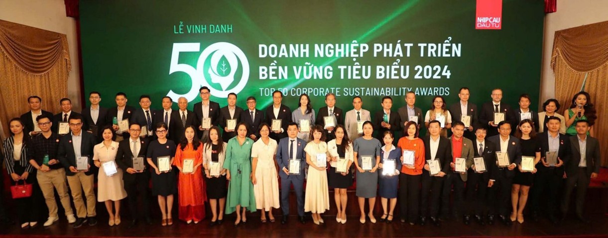 In 2024, Nam Long was named among the Top 50 Corporate Sustainability Awards