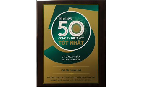 Top 50 Listed Company in Vietnam – voted by Forbes 2019