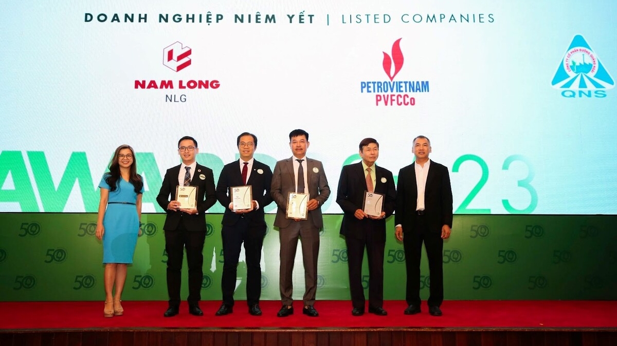 Nam Long Group (HOSE: NLG) continues to be one of the 50 exemplary sustainable development enterprises in Vietnam in 2023.
