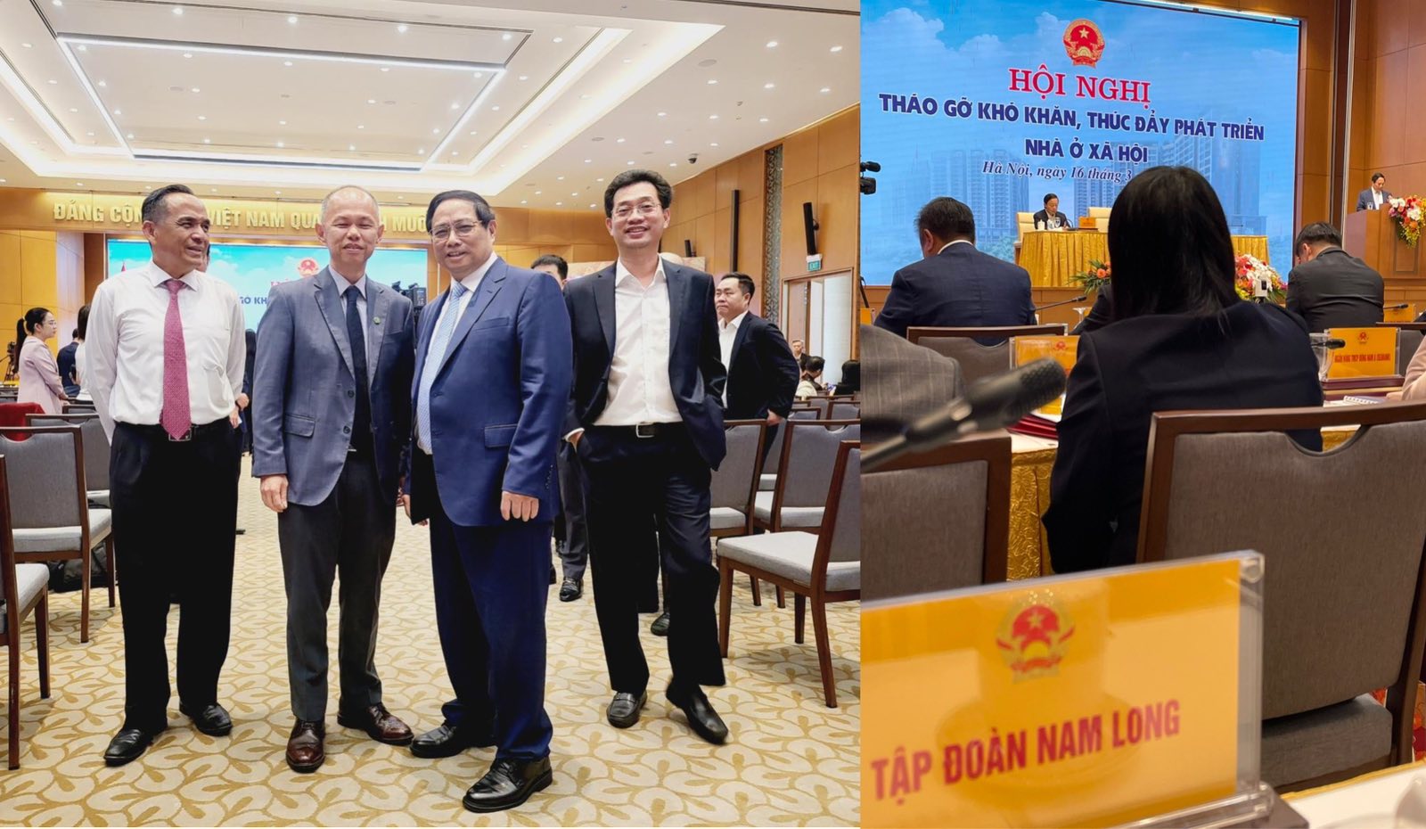 In March 2024, Nam Long Group participates in the meeting on overcoming difficulties and promoting social housing development